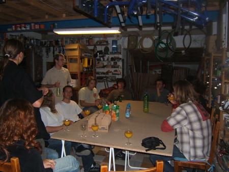 soirée chez pops